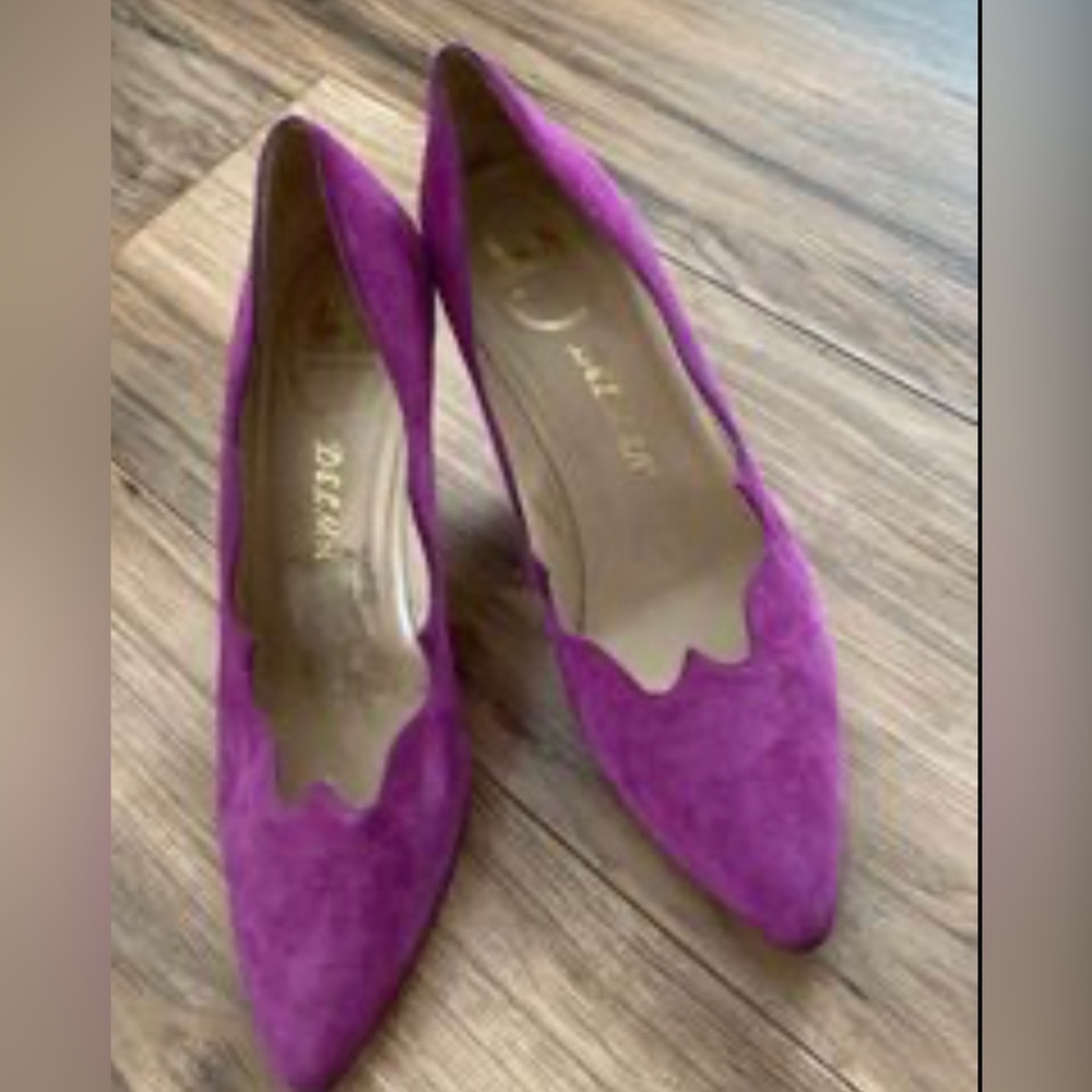 Purple  3 Inch Heels  Sizw 9 1/2